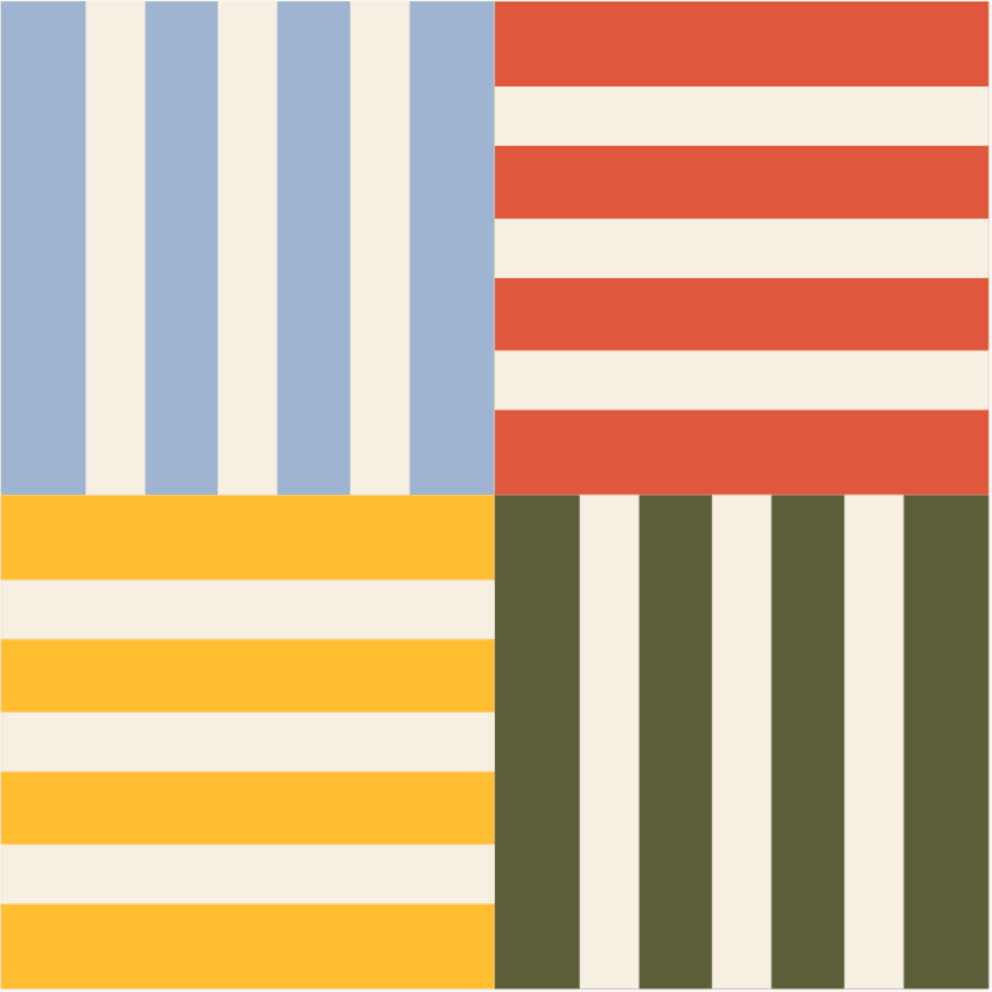 Design des bandes colorées